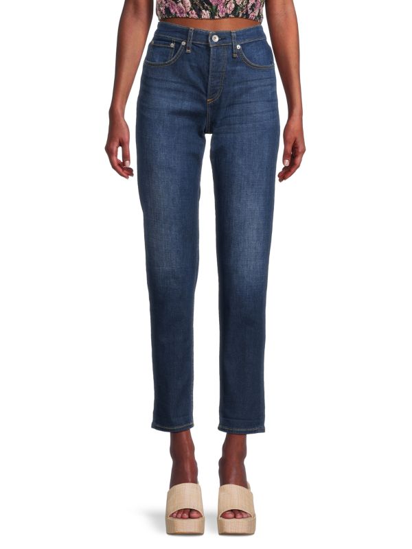 rag & bone Rosa Boyfriend Fit Mid Rise Jeans